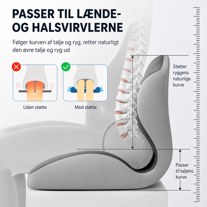 LuminaSilk™ KomfortSidde Haleben Relief Sædehynde
