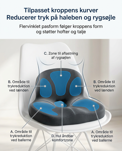 KomfortSidde Haleben Relief Sædehynde